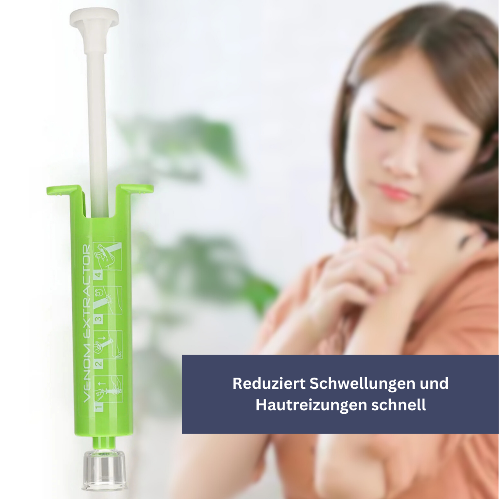 VenomExtractor - Effektive Unterdruckpumpe zur Linderung von Insektenstichen