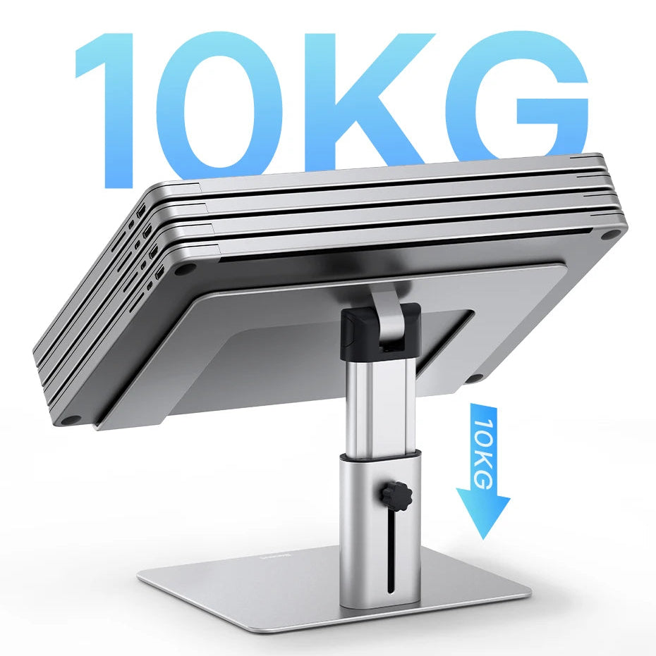 Premium Aluminium-Laptopständer – faltbar, höhenverstellbar, kompatibel mit MacBook, Tablet & Smartphone