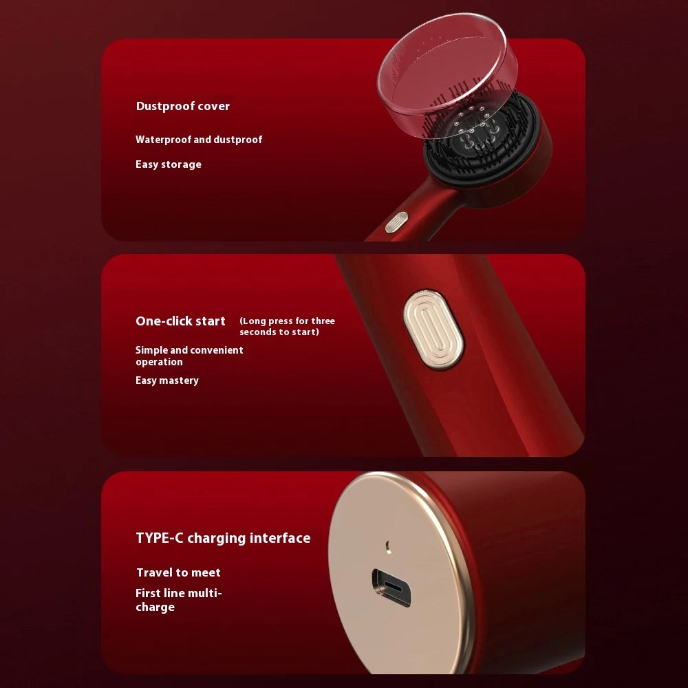 Elektrische Haar-Regenerationsbürste – Mit Infrarotlicht, Massage & Anti-Haarausfall-Technologie