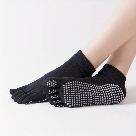 Zehenseparator-Socken mit Anti-Rutsch-Griff für Yoga & Pilates