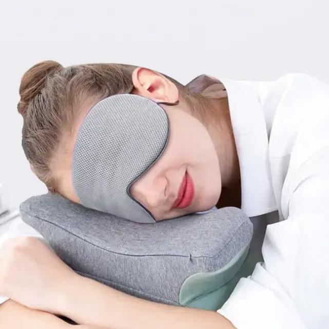 Luxuriöse Eis-Seiden-Schlafmaske – Warm & Kühl, Verstellbar, Atmungsaktiv