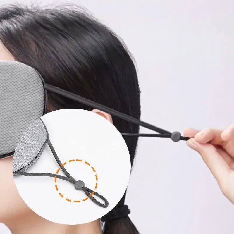 Luxuriöse Eis-Seiden-Schlafmaske – Warm & Kühl, Verstellbar, Atmungsaktiv