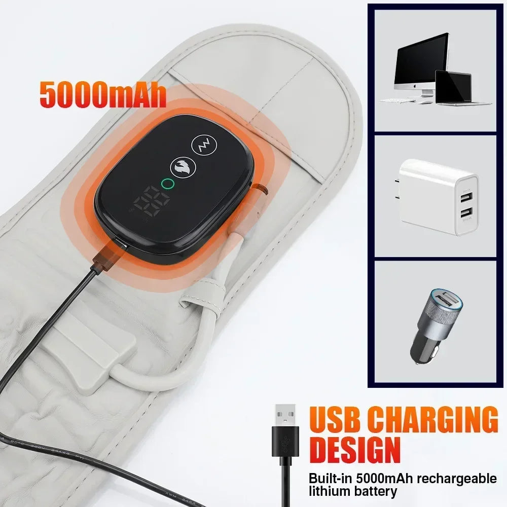 Aufblasbar Rücken-Dekompressionsgürtel mit Hitze und Vibration