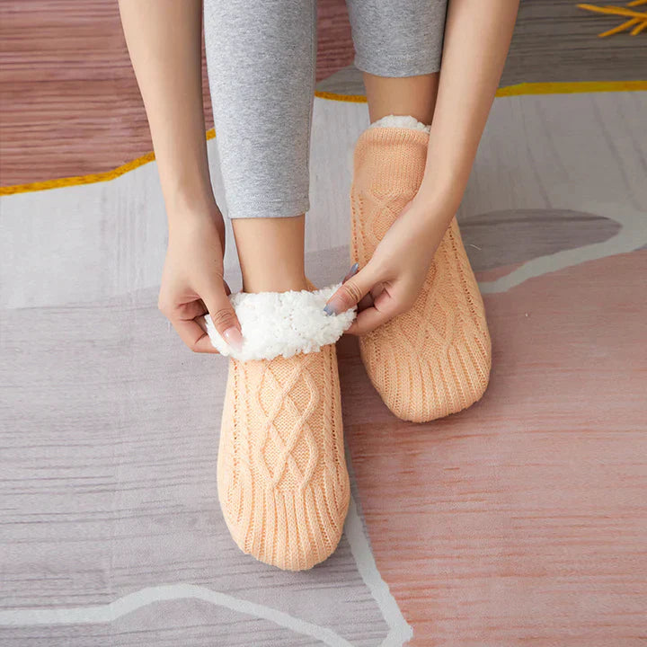 Wunderschöne Kuschelsocken mit weichem Baumwollfutter für ultimativen Komfort