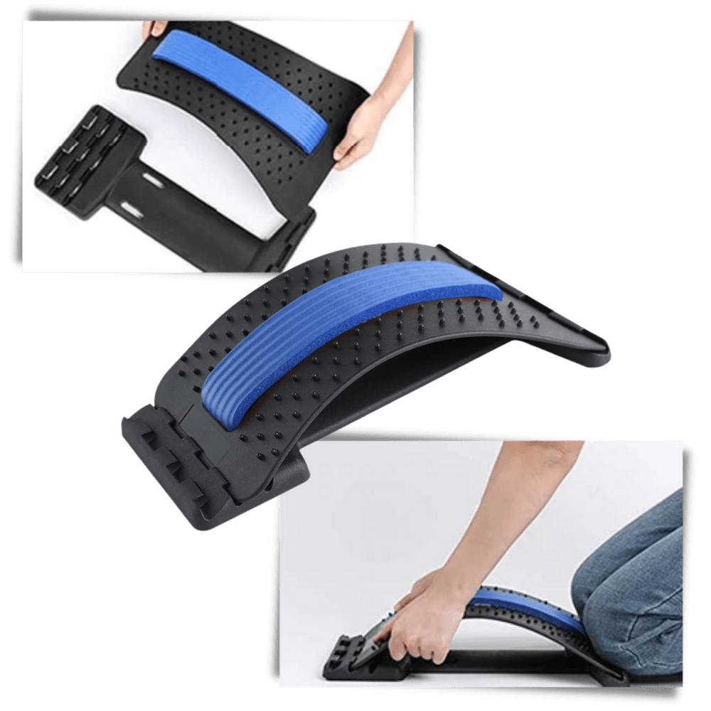 Dehnbereichs- und Massagegerät für den Rücken