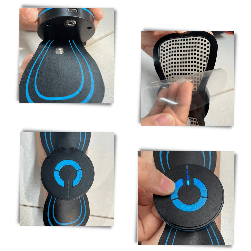 Kompakter elektrischer Masseur für entspannende Nackenentspannung