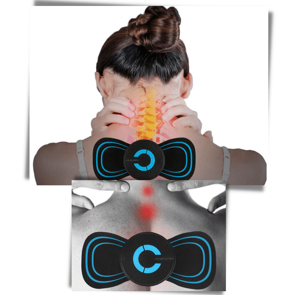 Kompakter elektrischer Masseur für entspannende Nackenentspannung