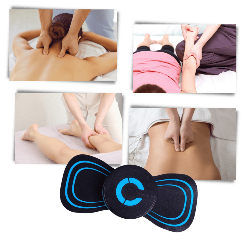 Kompakter elektrischer Masseur für entspannende Nackenentspannung