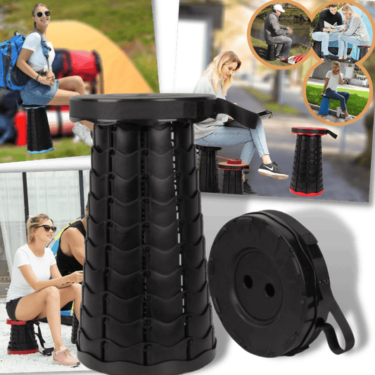 Ultra-portabler Klapphocker für praktischen Komfort