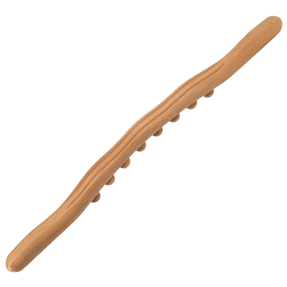 Holz-Massagegerät für entspannende Muskelentspannung