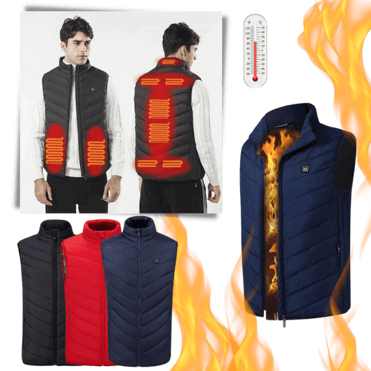 Unisex beheizte Weste - Bleiben Sie stilvoll warm!