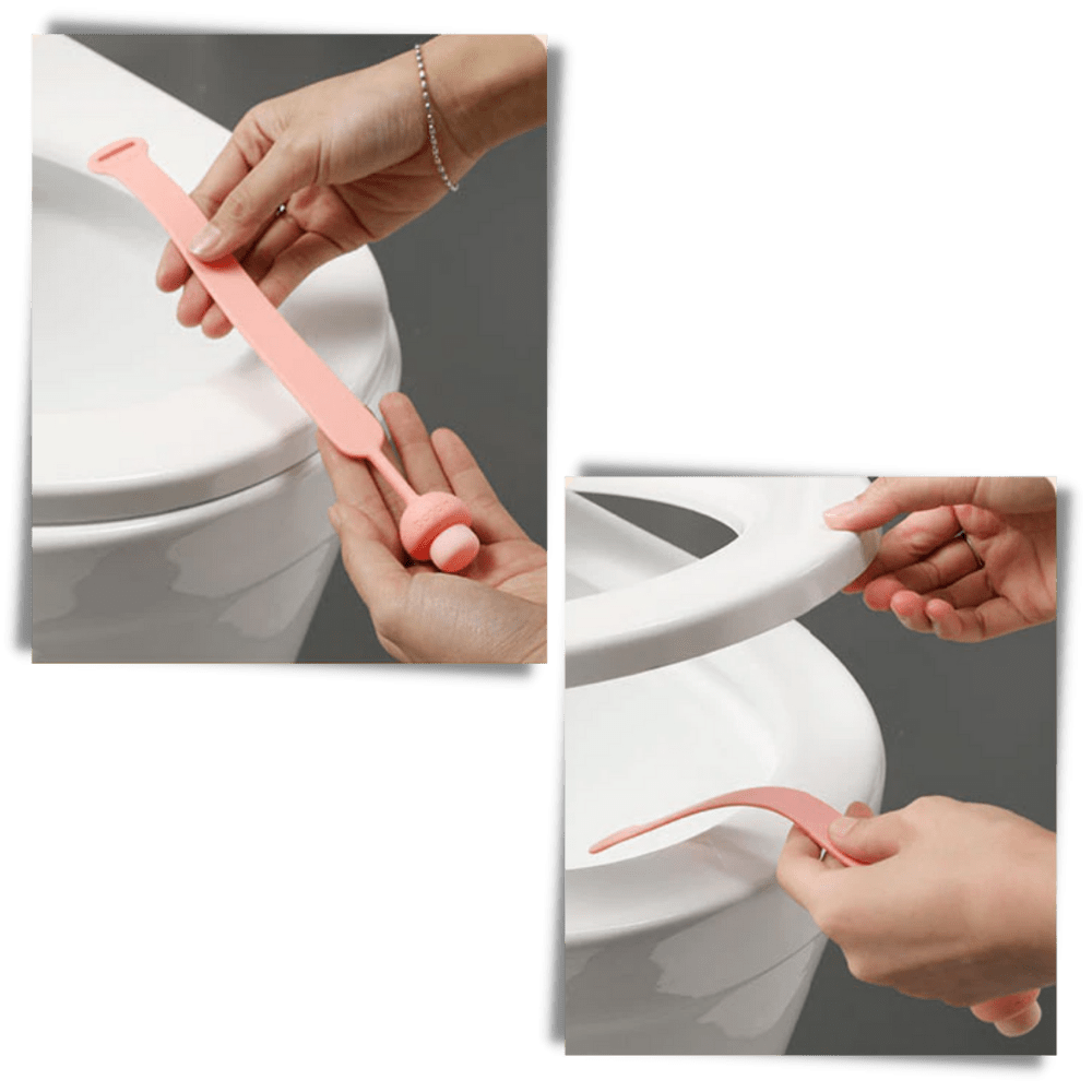 Set aus 2 Silikon-Toilettensitzen für optimalen Komfort