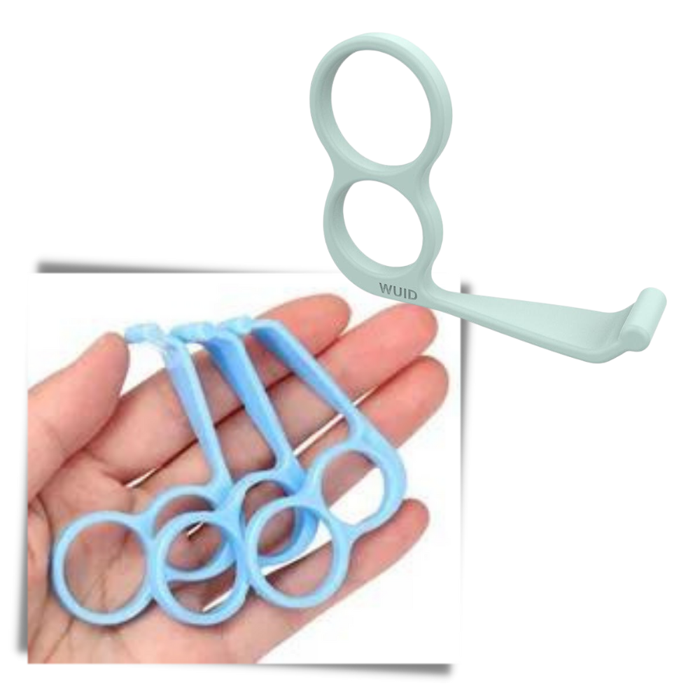 Set aus 4 leichten Halterungen und Haken für das Telefon - Praktikabilität und Stil vereint!