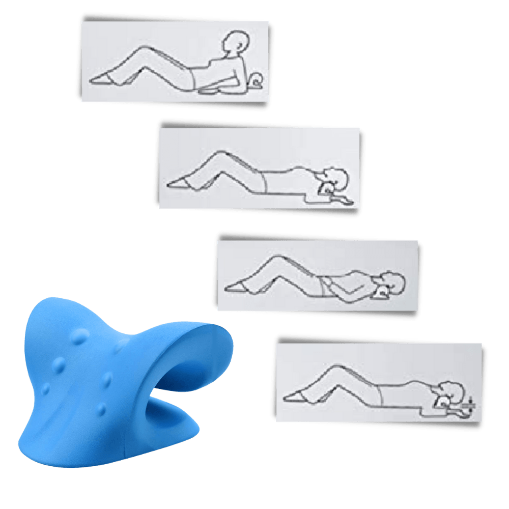 Ergonomisches Kissen zur Entlastung von Nacken und Schultern