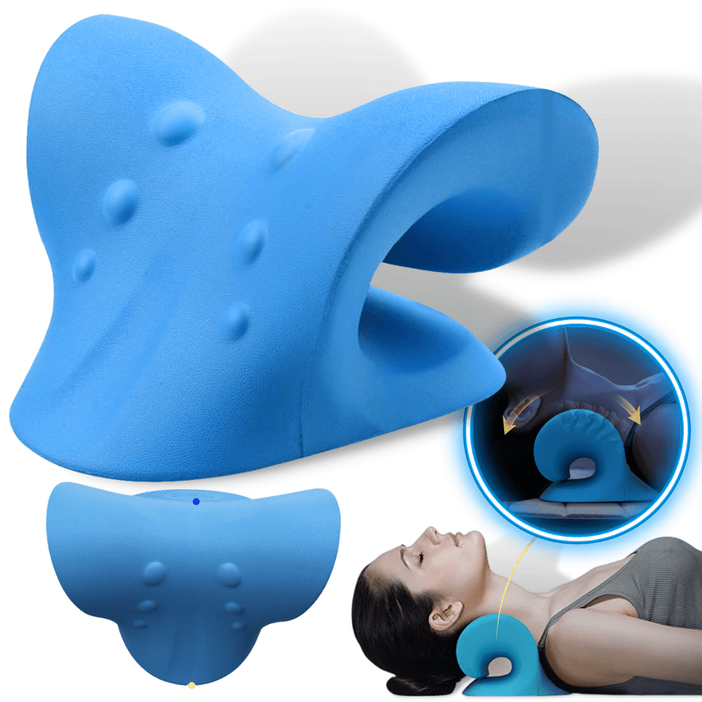 Ergonomisches Kissen zur Entlastung von Nacken und Schultern