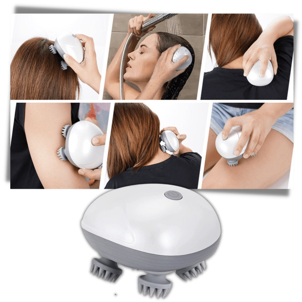Vibrationsmassagegerät für eine entspannte Kopfhaut