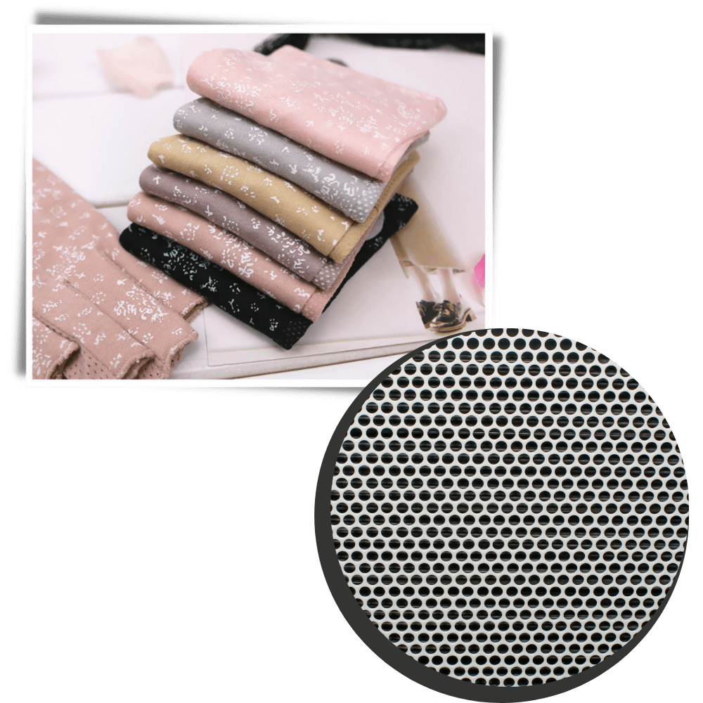 Chice und schützende Baumwollhandschuhe gegen UV-Strahlen und Sonneneinstrahlung