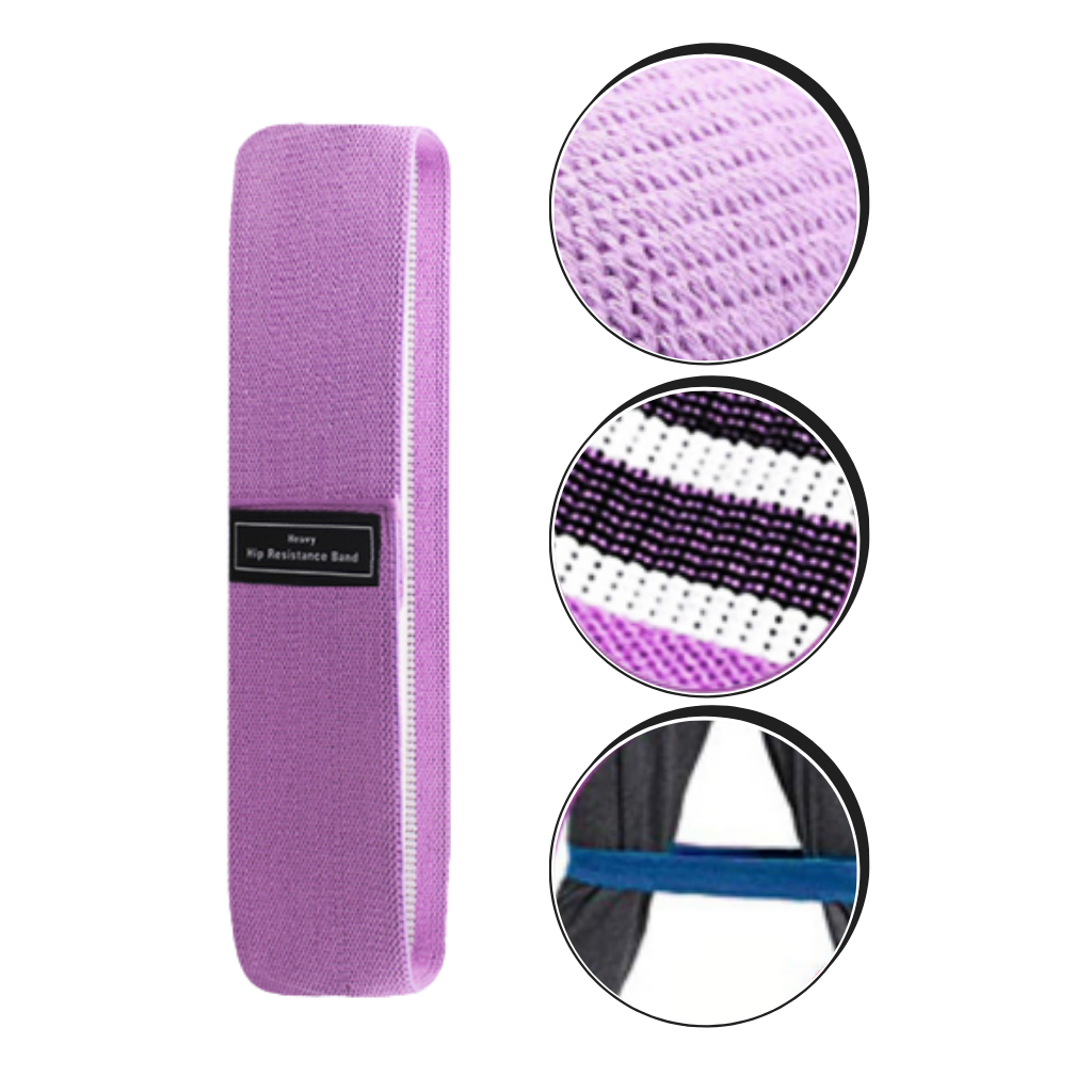 Set mit 3 Widerstandsbändern für ein effektives Training