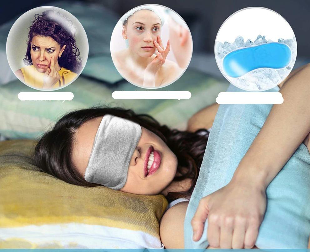 Verwarmes USB-Oogmaske - Entspannen Sie mit bequemer Wärmekompression für müde Augen