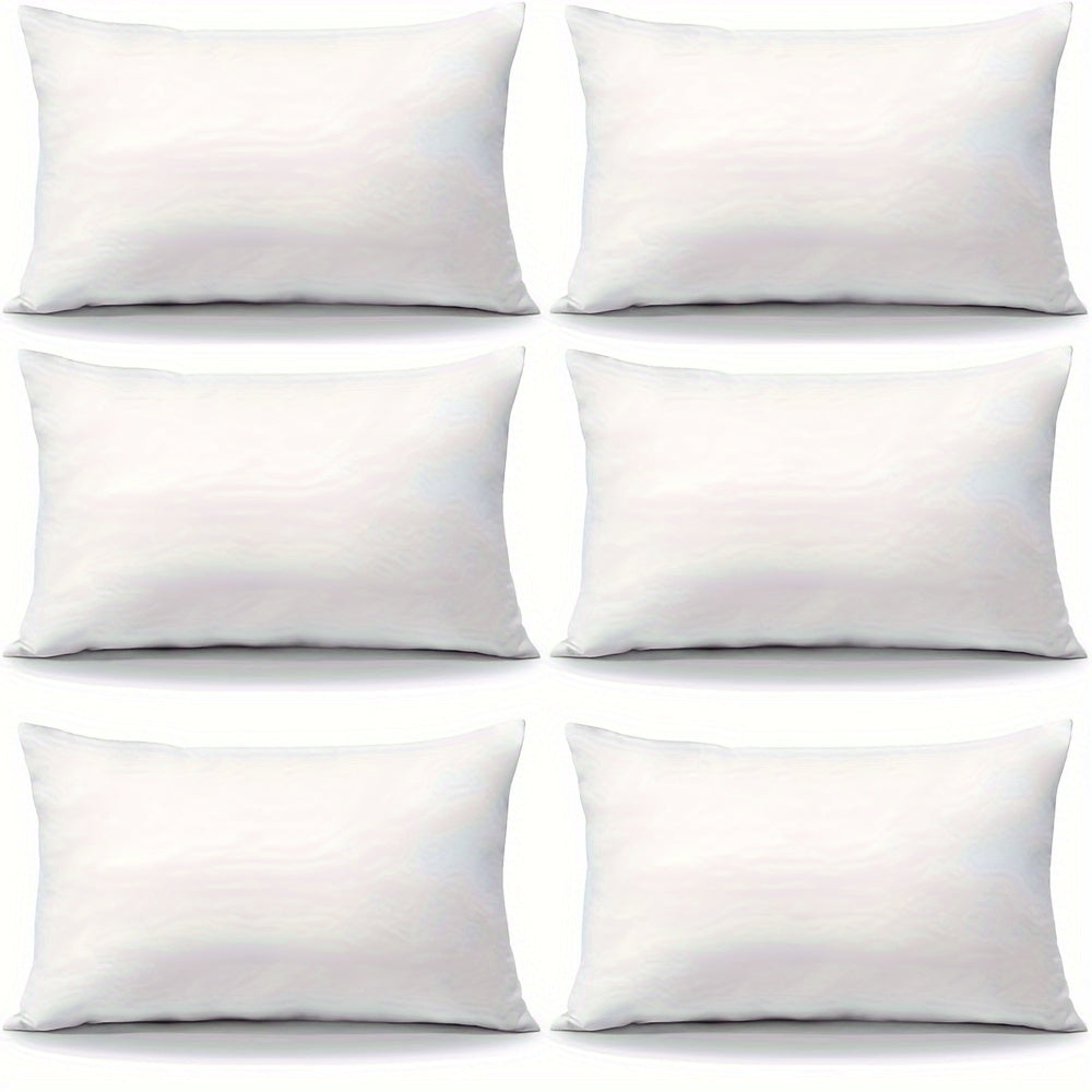 DouceurCoussin - Set von 6 Luxus Weißen Kissen für Unvergleichlichen Komfort