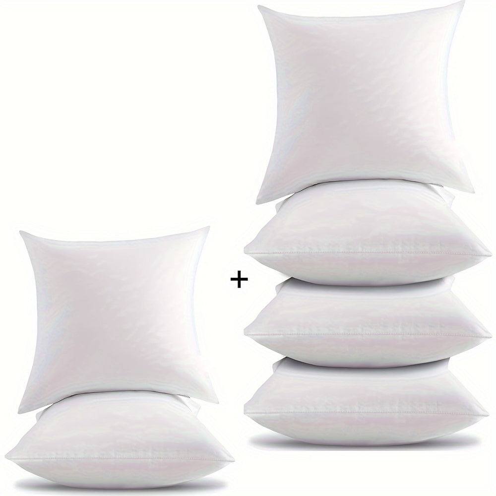 DouceurCoussin - Set von 6 Luxus Weißen Kissen für Unvergleichlichen Komfort
