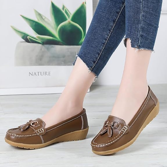 Elegante Damen-Mokassins mit orthopädischem Komfort