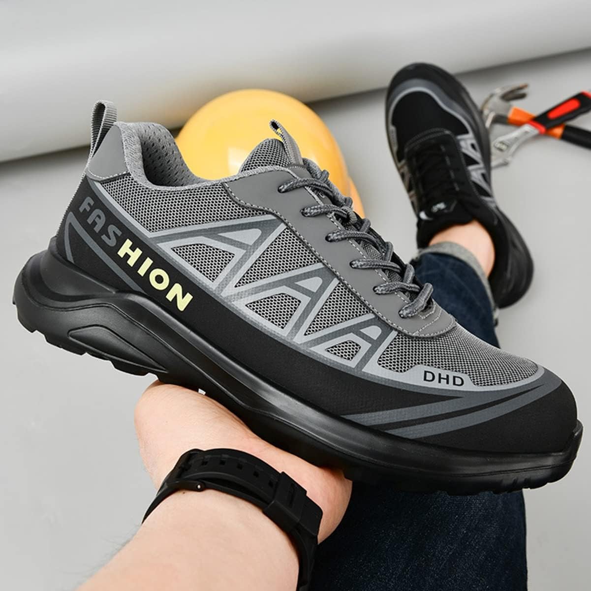 Robuste und pannensichere Herren-Sicherheitsschuhe mit Gore-Tex für optimalen Schutz und Komfort