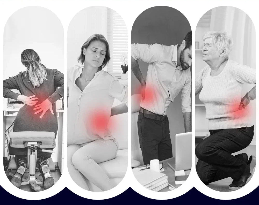 Aufblasbar Rücken-Dekompressionsgürtel mit Hitze und Vibration