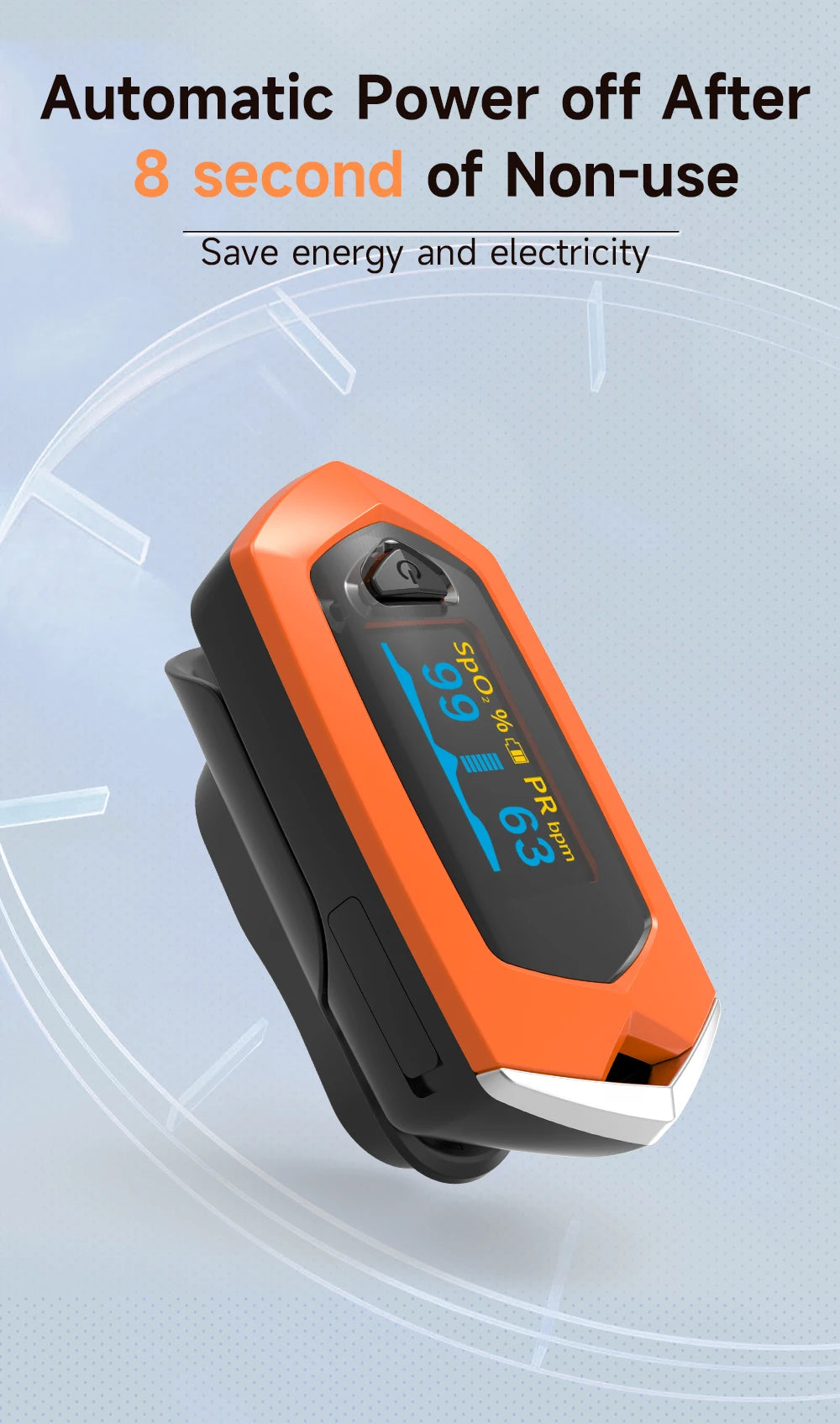 Fortgeschrittenes OxyGuard Pro Pulsoximeter zur präzisen Gesundheitsüberwachung