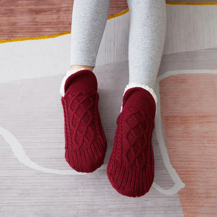 Wunderschöne Kuschelsocken mit weichem Baumwollfutter für ultimativen Komfort