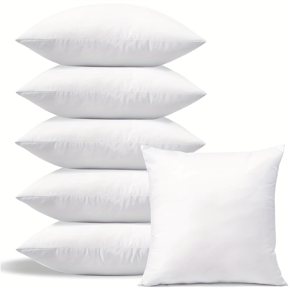 DouceurCoussin - Set von 6 Luxus Weißen Kissen für Unvergleichlichen Komfort