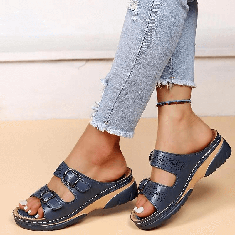 Bequeme und stylische Damen-Sandalen mit verstellbarem, atmungsaktivem Design für optimalen Komfort!