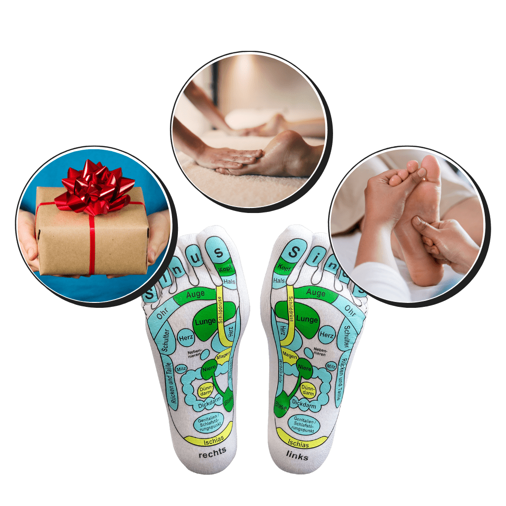 Reflexzonenmassage-Socken – Akupressur für tiefe Entspannung