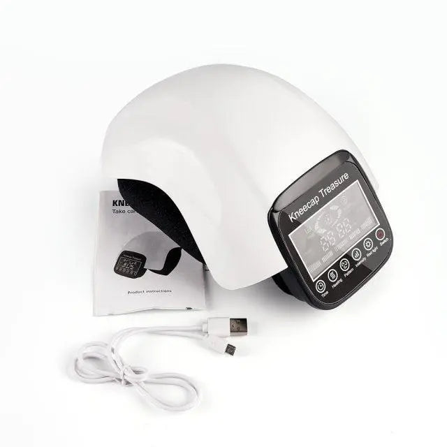 Komfortables Physiotherapie-Gerät für wohltuende Kniemassagen mit Luftdruck- und Vibrationsfunktion