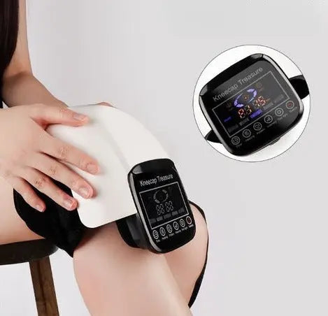 Komfortables Physiotherapie-Gerät für wohltuende Kniemassagen mit Luftdruck- und Vibrationsfunktion