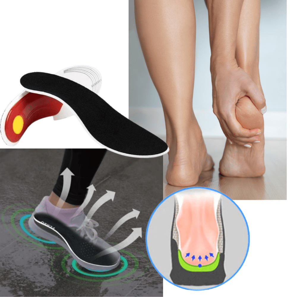 Optimale Komfort-Fest-Einlagen für Plattfüße - 1 Paar