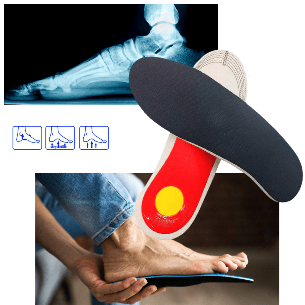 Optimale Komfort-Fest-Einlagen für Plattfüße - 1 Paar