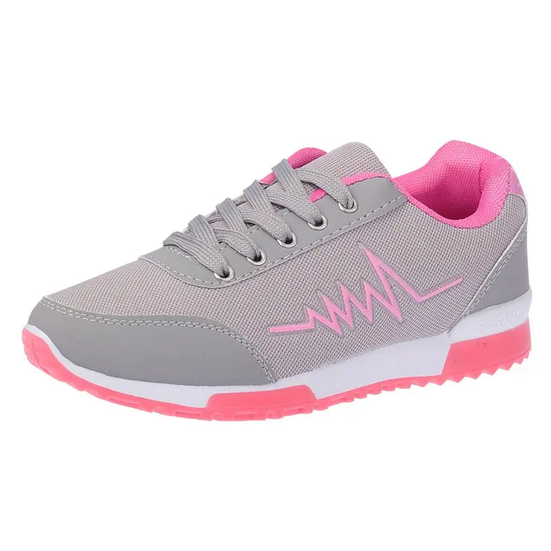 Atmungsaktive orthopädische Walking-Sneaker mit stylischer Schnürung