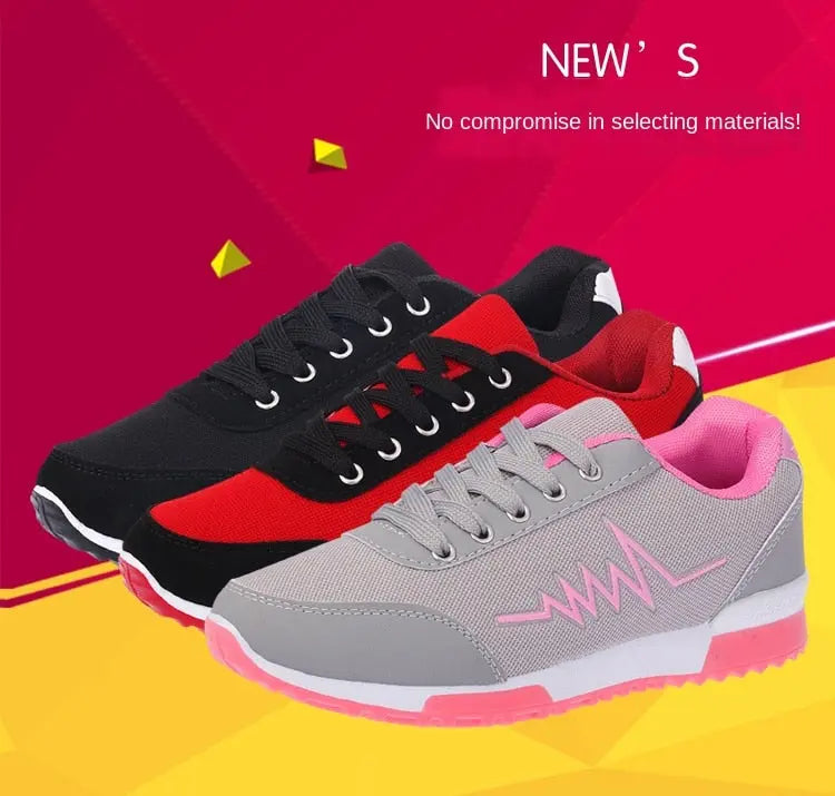 Atmungsaktive orthopädische Walking-Sneaker mit stylischer Schnürung