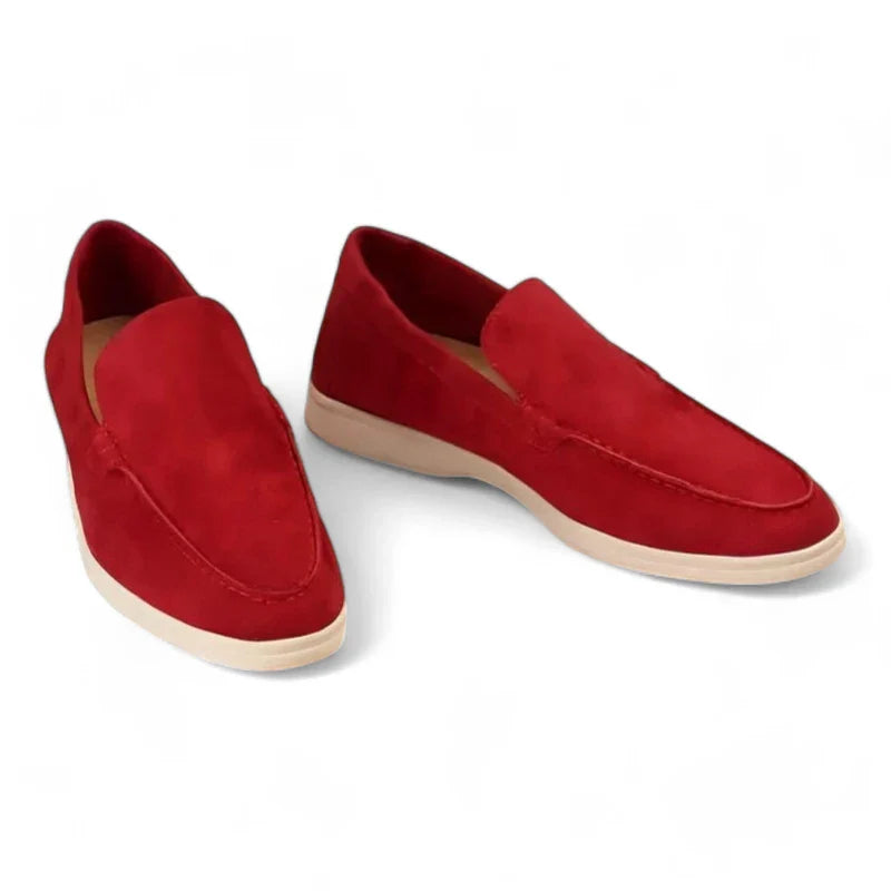 Elegante Damenmokassins aus hochwertigem Wildleder mit orthopädischem Design