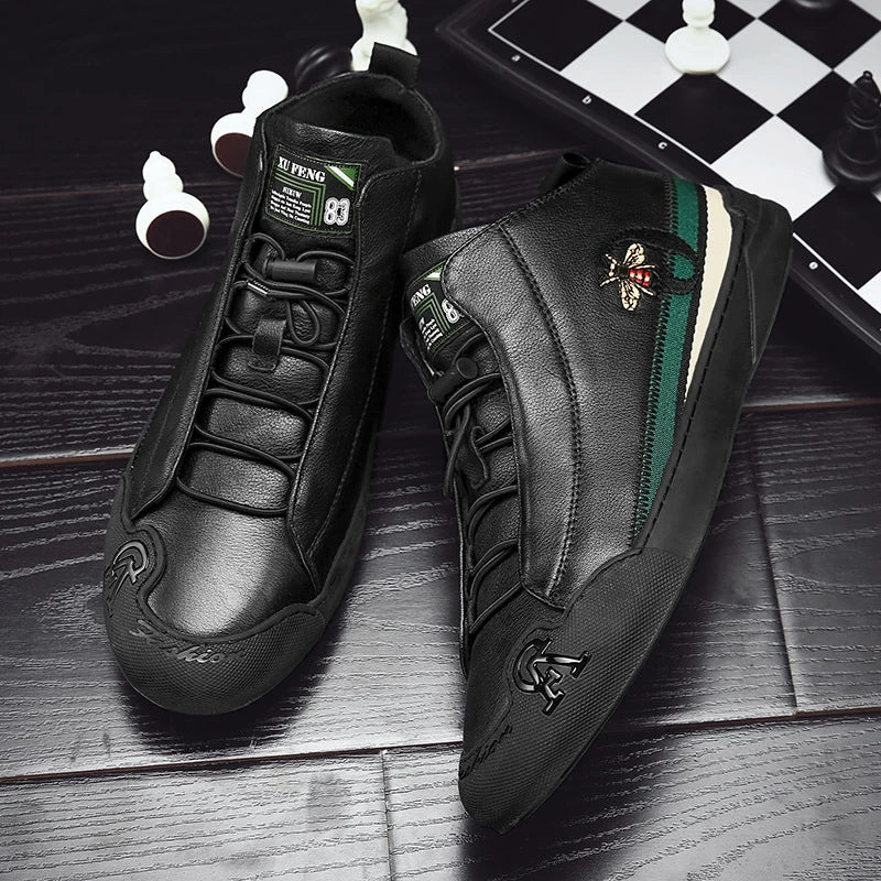 Stylische Leder Sneaker für Herren – Patree