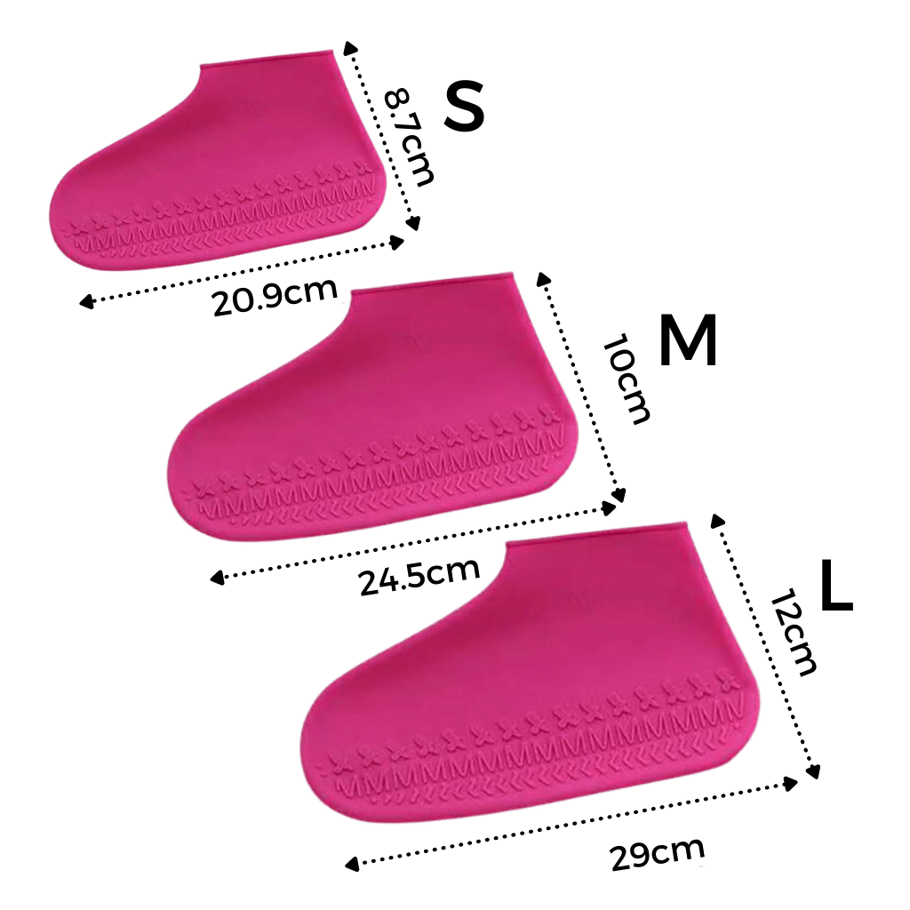 Stylisches Silikon-Regenkleid - 1 Paar elegante Schuhüberzüge