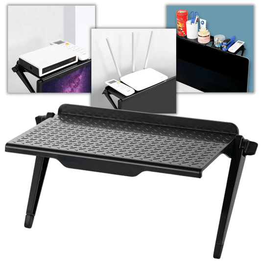 Vielseitiger Schreibtisch mit elegantem integriertem Bildschirmständer