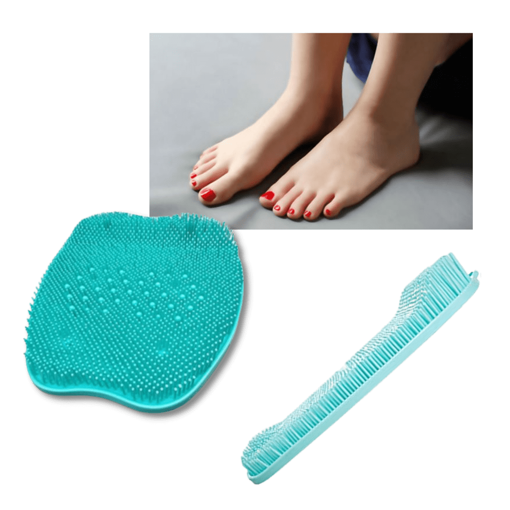 Entspannende und peelingende Duschmatte für eine erfrischende Fußmassage