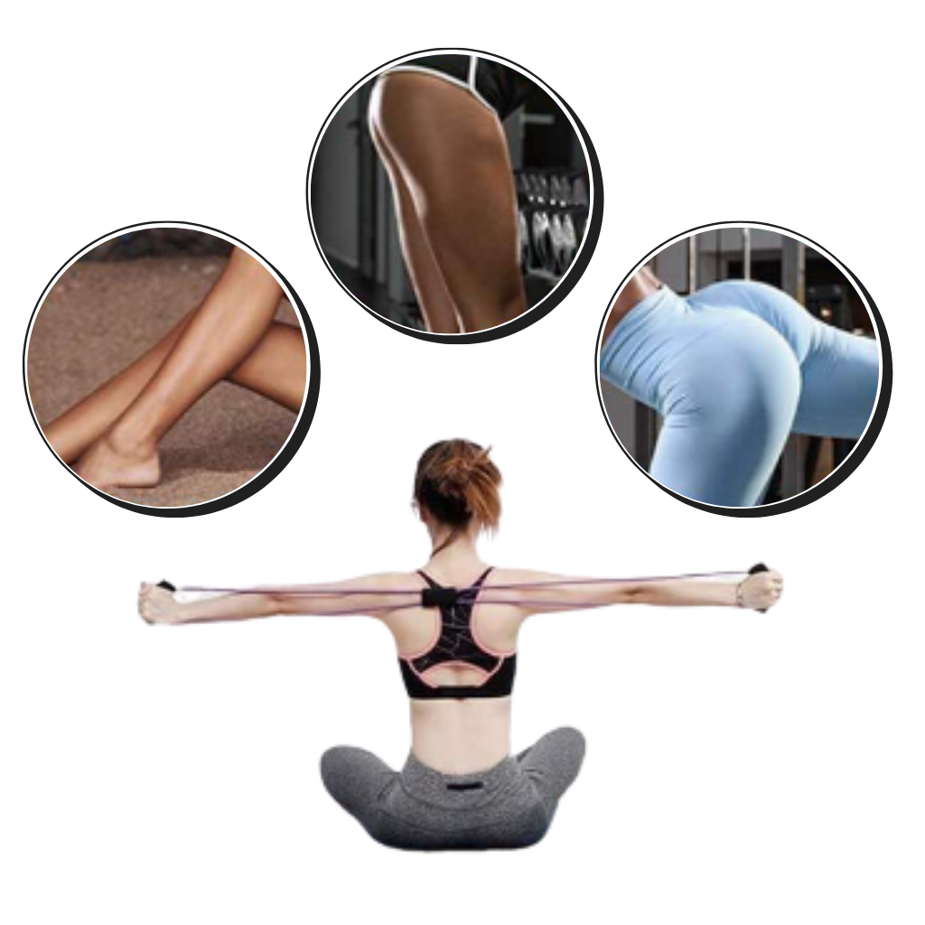 Widerstandsband mit ergonomischen Griffen für ein optimales Training