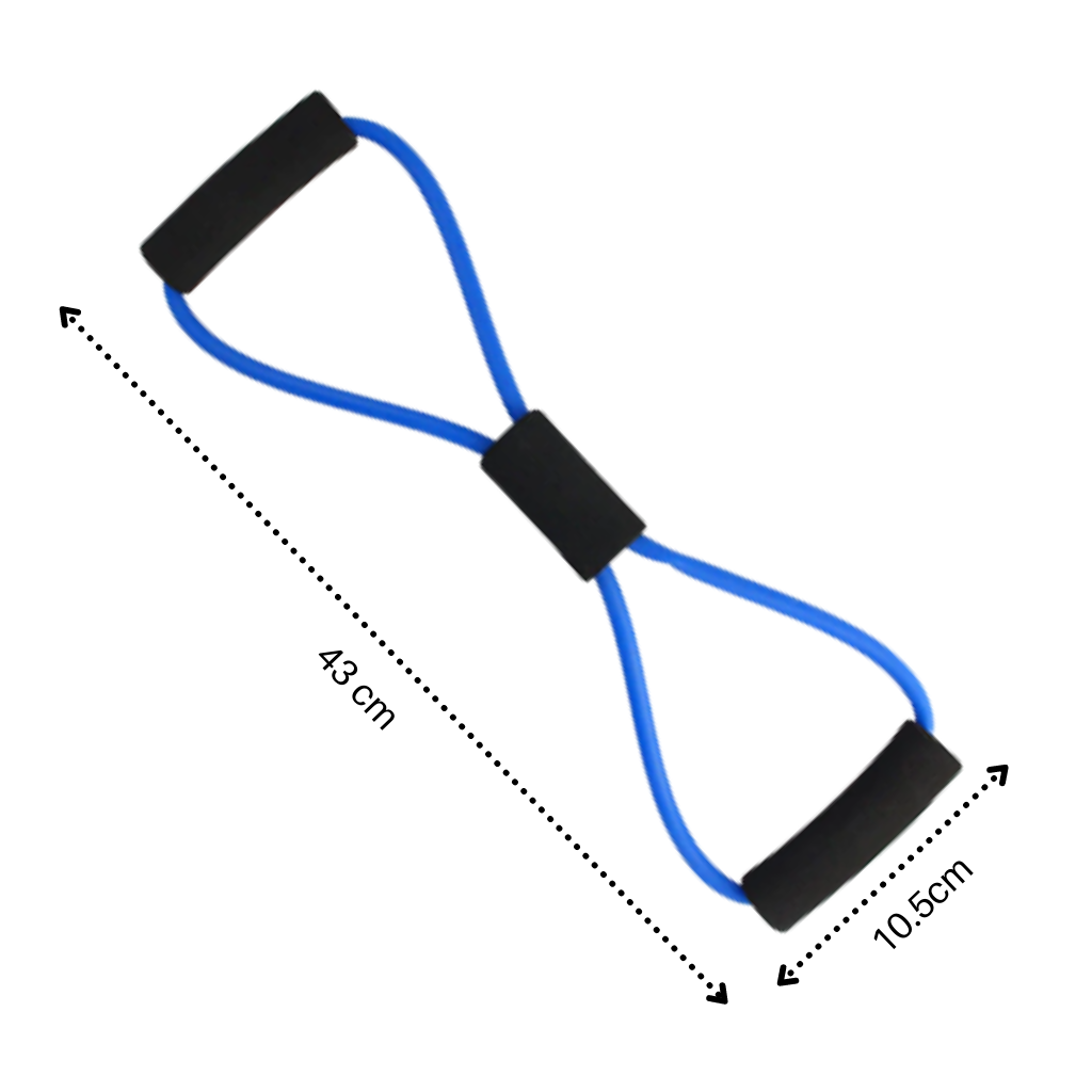 Widerstandsband mit ergonomischen Griffen für ein optimales Training