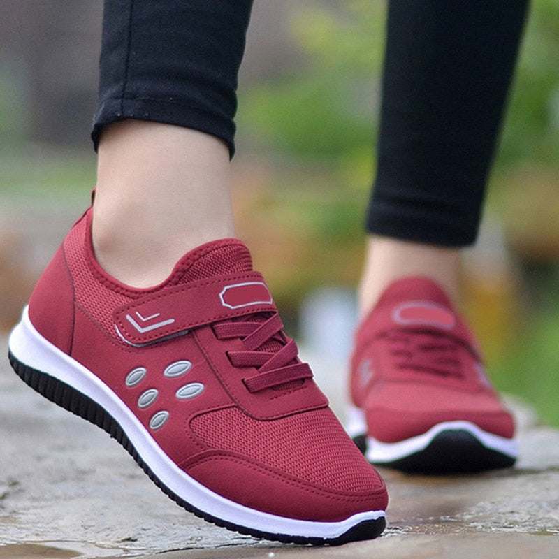 Vulkanisierte orthopädische Sportschuhe mit Mesh-Schnalle für Damen – Gillo