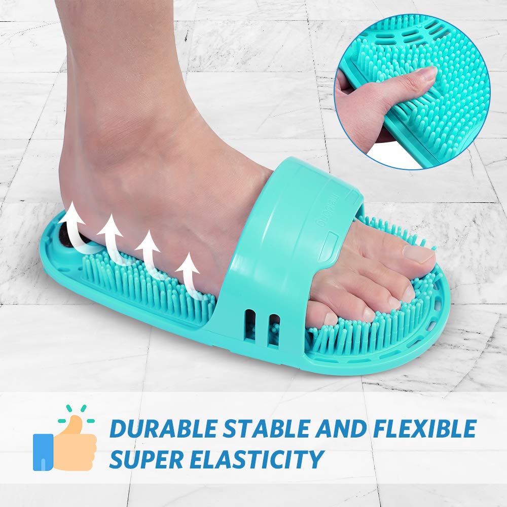 Innovative Silikon-Fußbürsten-Slipper – Peeling, Massage und Reinigung für ein erfrischendes Badeerlebnis