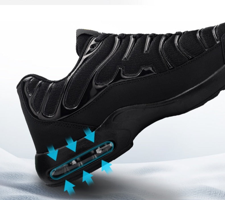 Stylische Sicherheitschuhe im Hai-Design