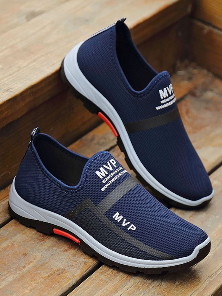 Stylische und bequeme Mesh Slip-On Sneaker für Herren – Porty
